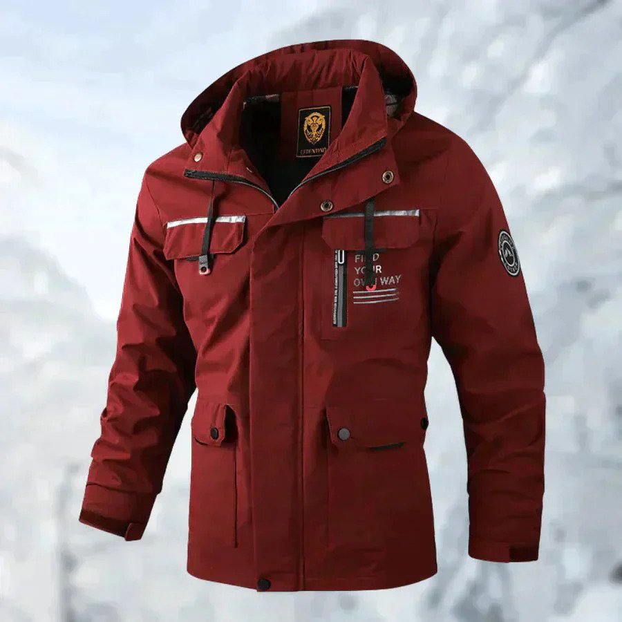 GR | Wasserdichte Jacke für maximalen Wetterschutz – Ideal für alle Wetterbedingungen