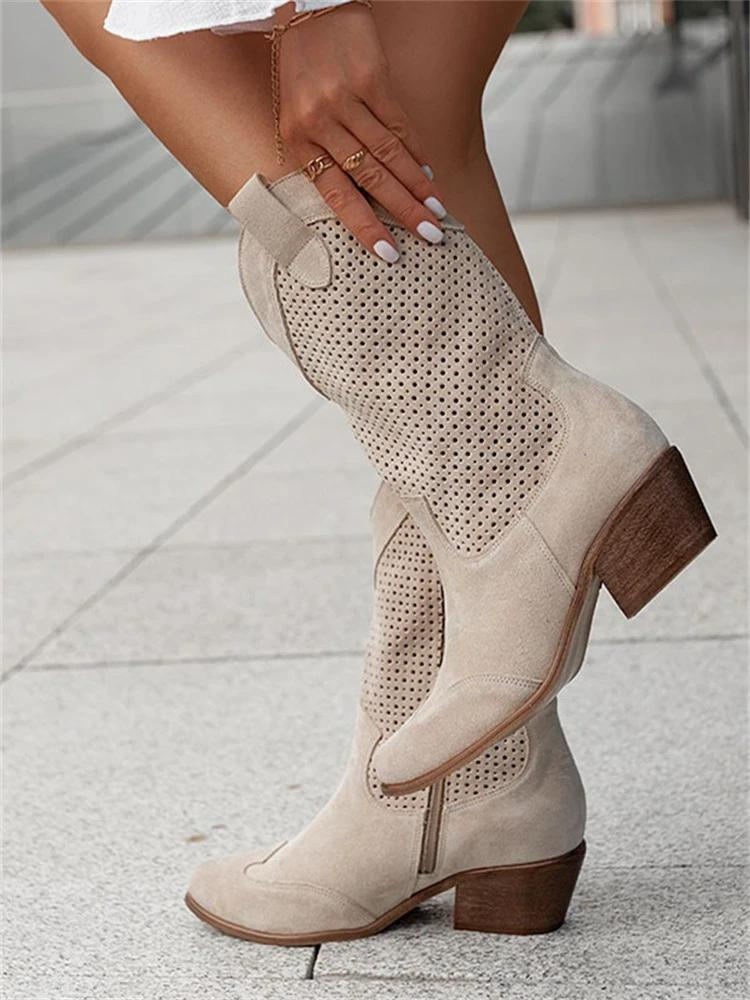 GR | Comfortable boots with side zipper and non-slip sole