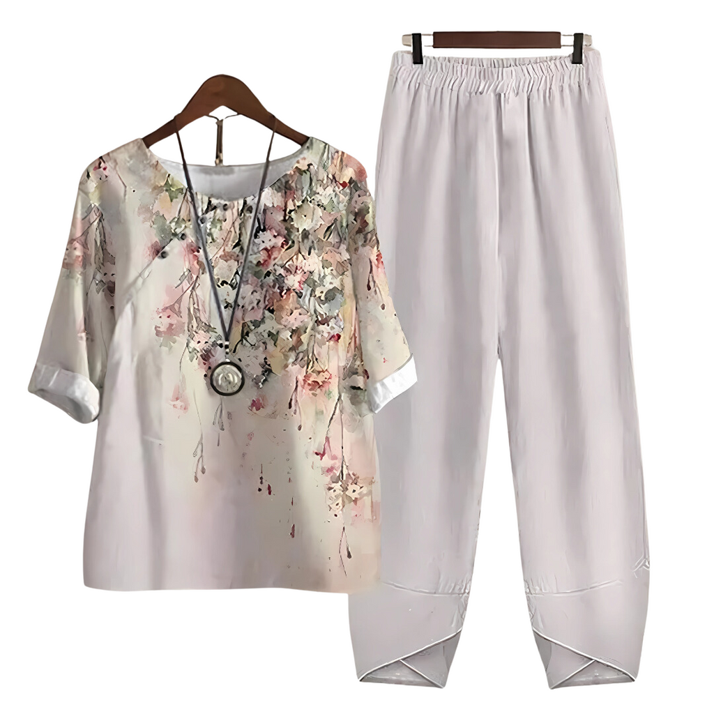 GR | Müheloser Schicker Shirt Und Hosenanzug