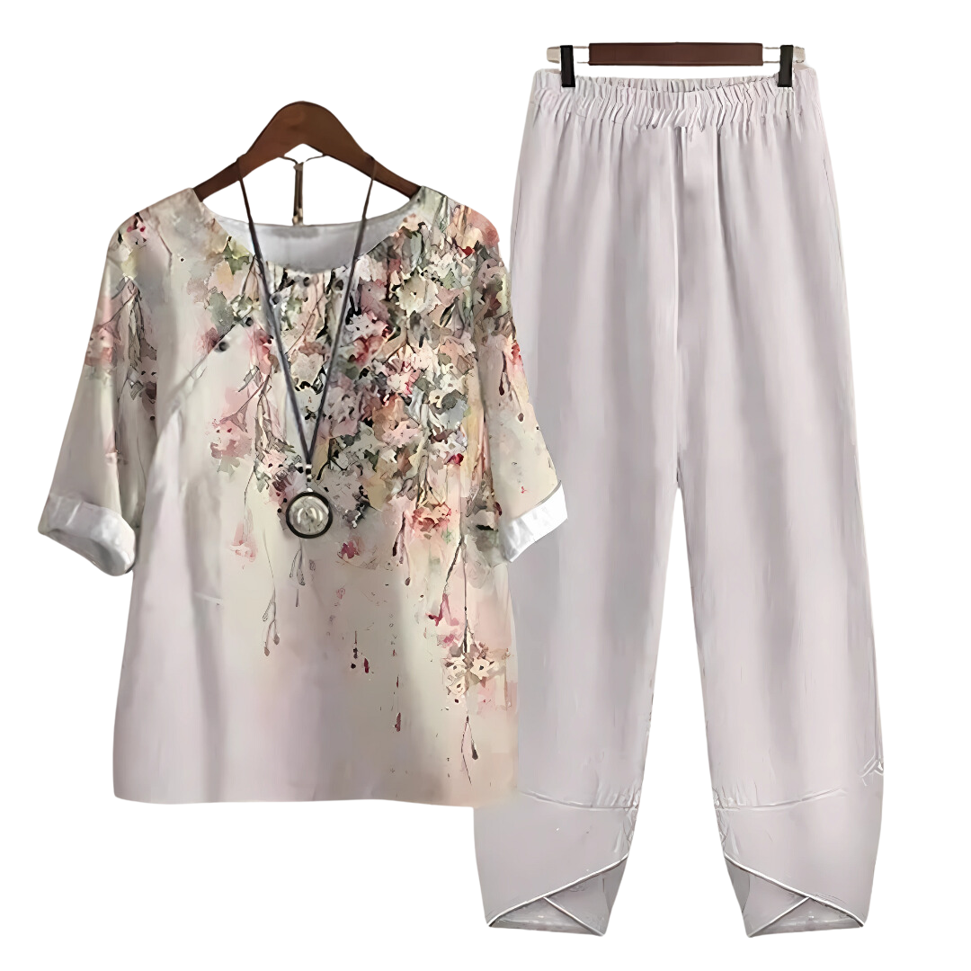 GR | Müheloser Schicker Shirt Und Hosenanzug
