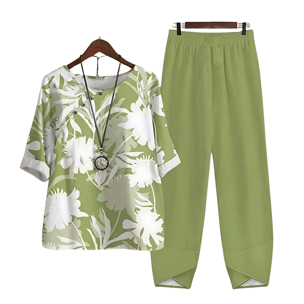 GR | Müheloser Schicker Shirt Und Hosenanzug