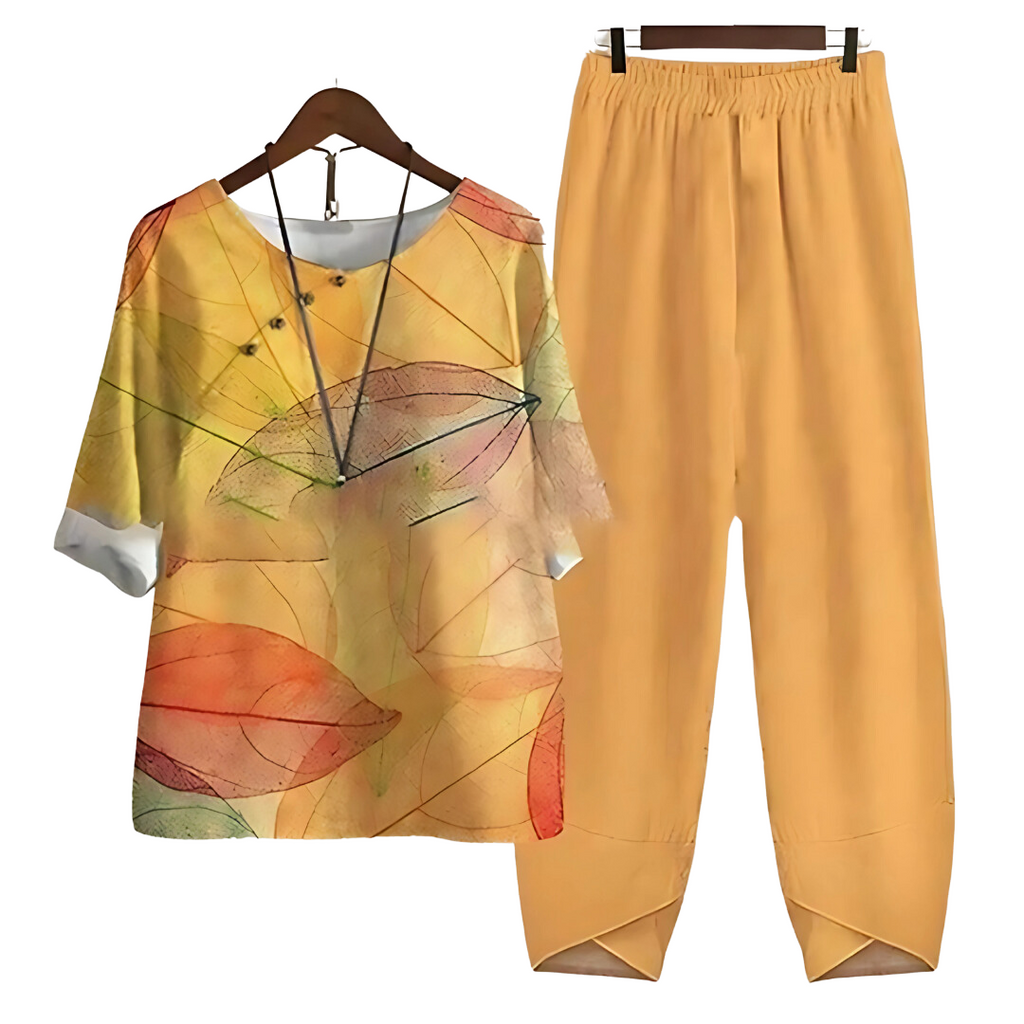 GR | Müheloser Schicker Shirt Und Hosenanzug