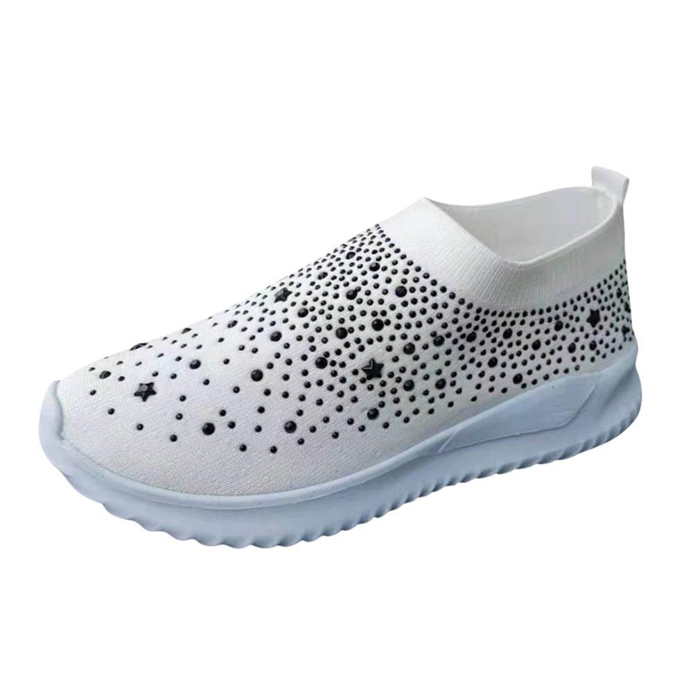 GR | Rhinestone Soft Sole Breathable Sneakers