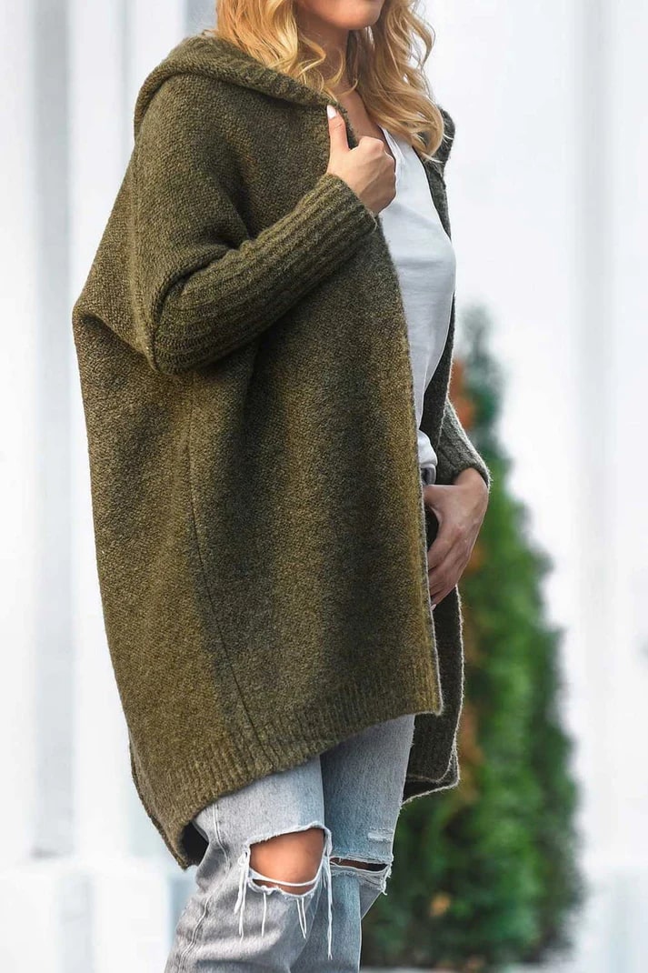 GR | Stylish oversized hoodie cardigan