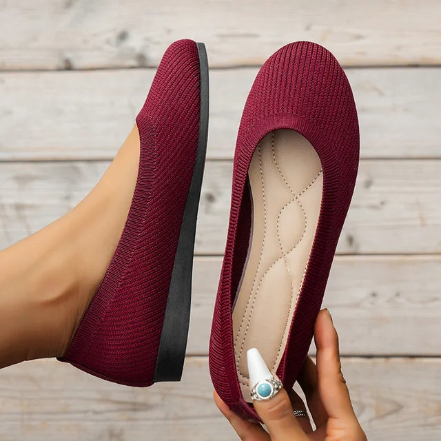 Veronica™ - Knitted ballet shoes for women