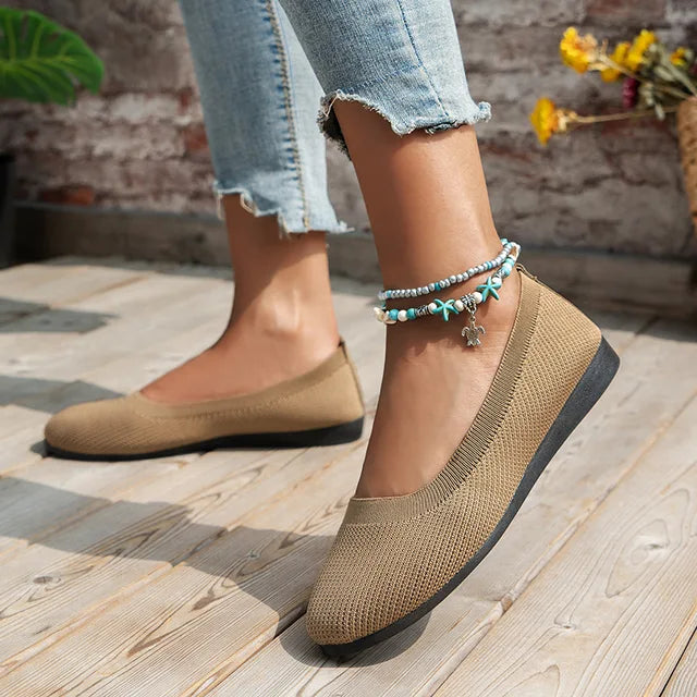 Veronica™ - Knitted ballet shoes for women