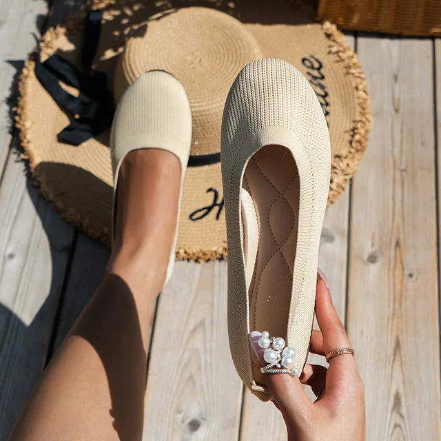 Veronica™ - Knitted ballet shoes for women