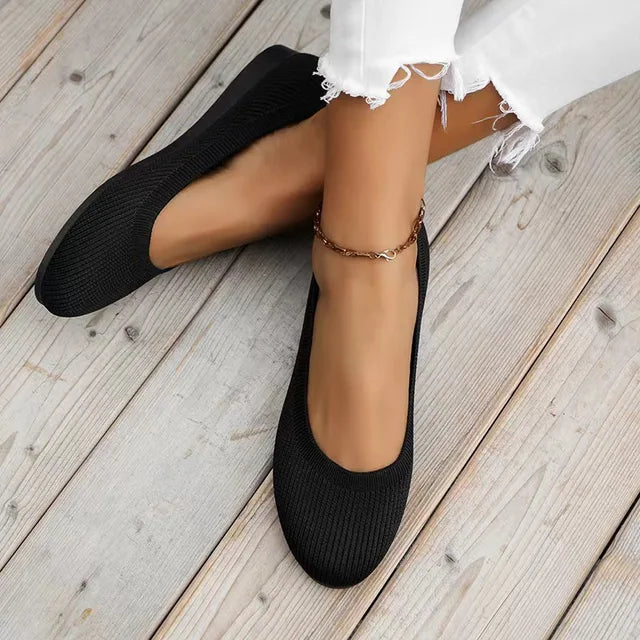 Veronica™ - Knitted ballet shoes for women