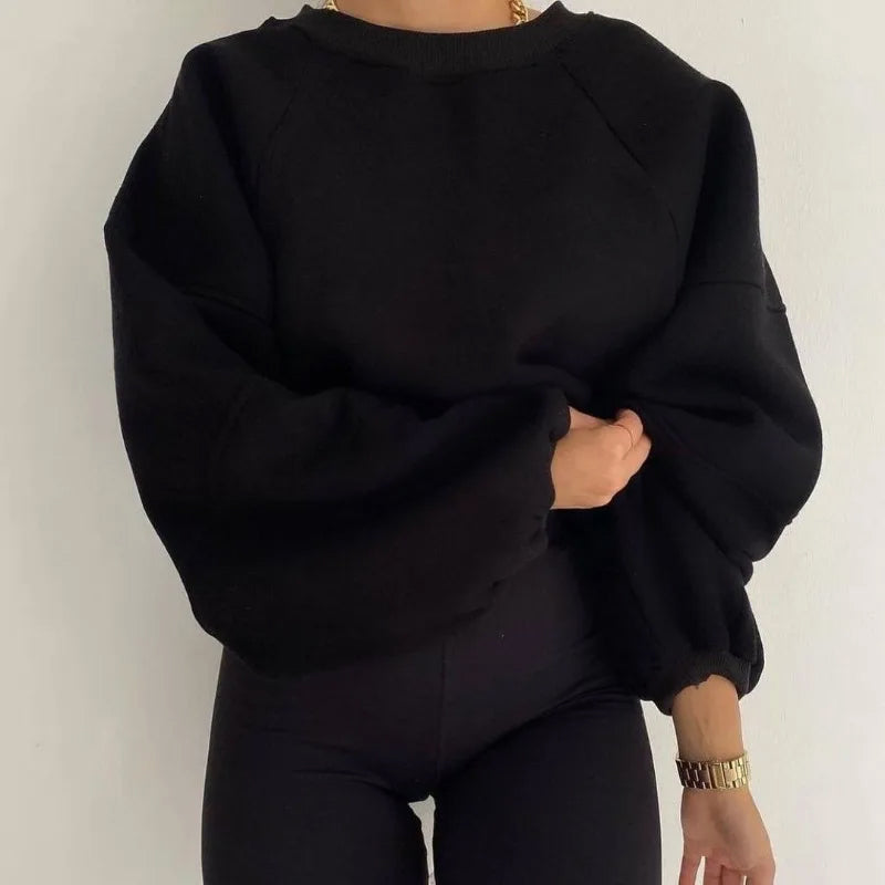 GR | Sweatshirt Für Lässige Raffinesse Und Alltägliche Leichtigkeit Für Frauen