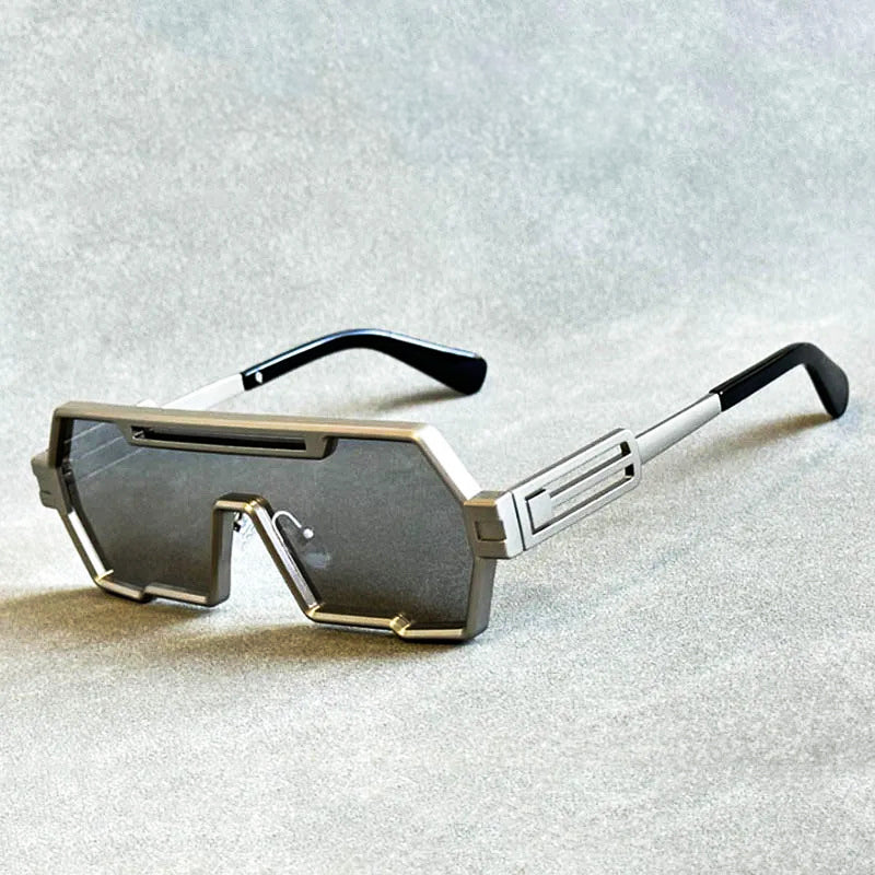 GR | Cyberpunk Shield Sunglasses - Stylish & Futuristic