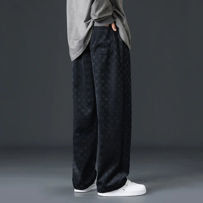 GR | Stylische Jogginghose Mit Karomuster