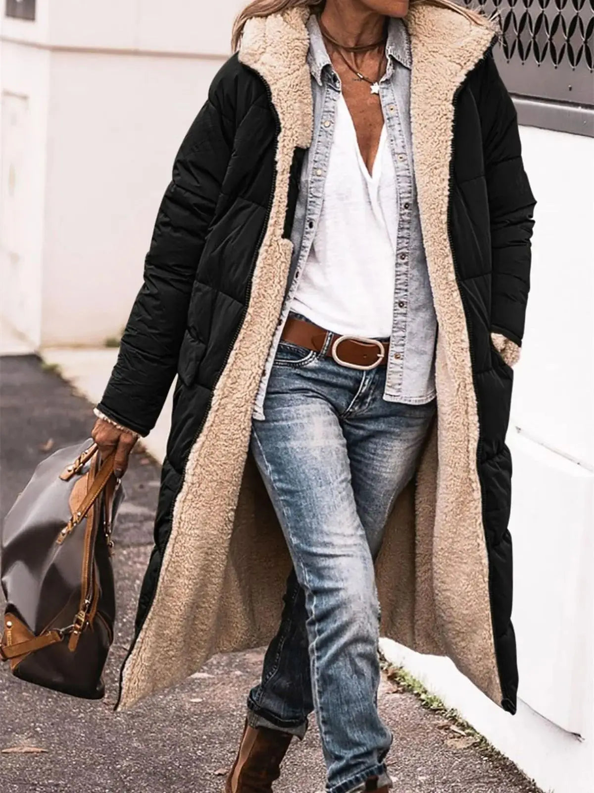 GR | Women's Winter Hooded Quilted Jacket 