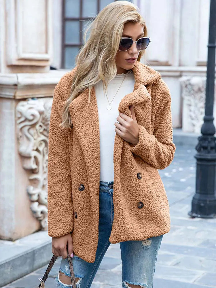 Faux fur jacket