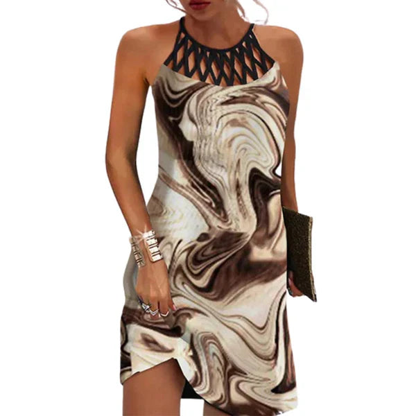 Woman Halter Summer Dress 