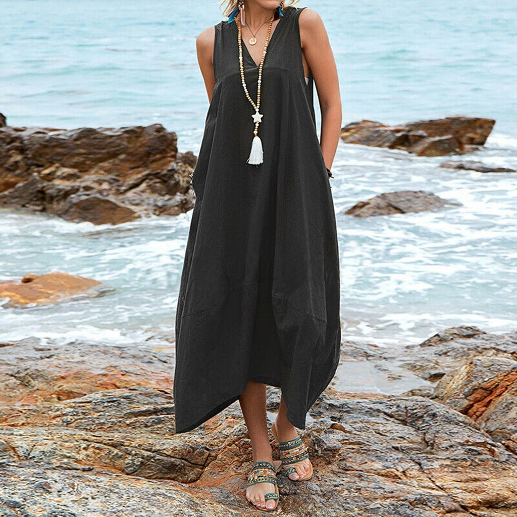 GR | Lange, Sommerkleid für Den Alltag
