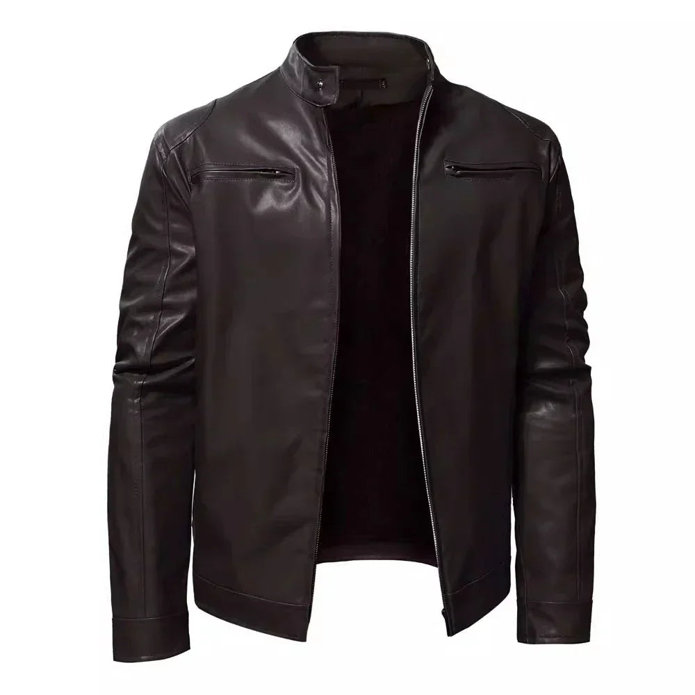 GR | Timeless leather jacket with biker flair