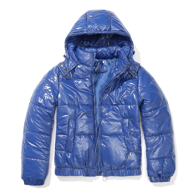 GR | Warm long-sleeved hooded jacket with pockets