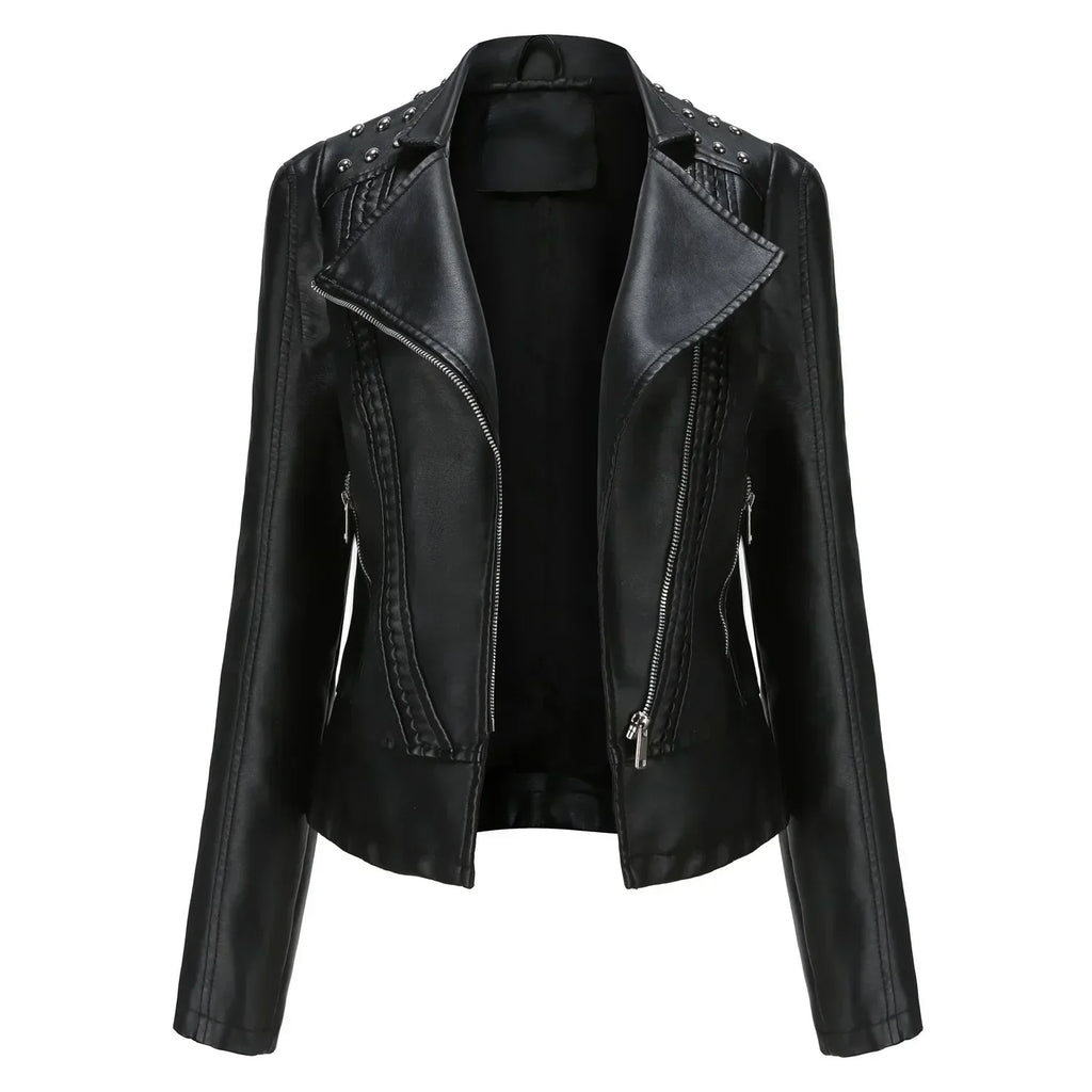 GR | Elegant leather jacket for women.