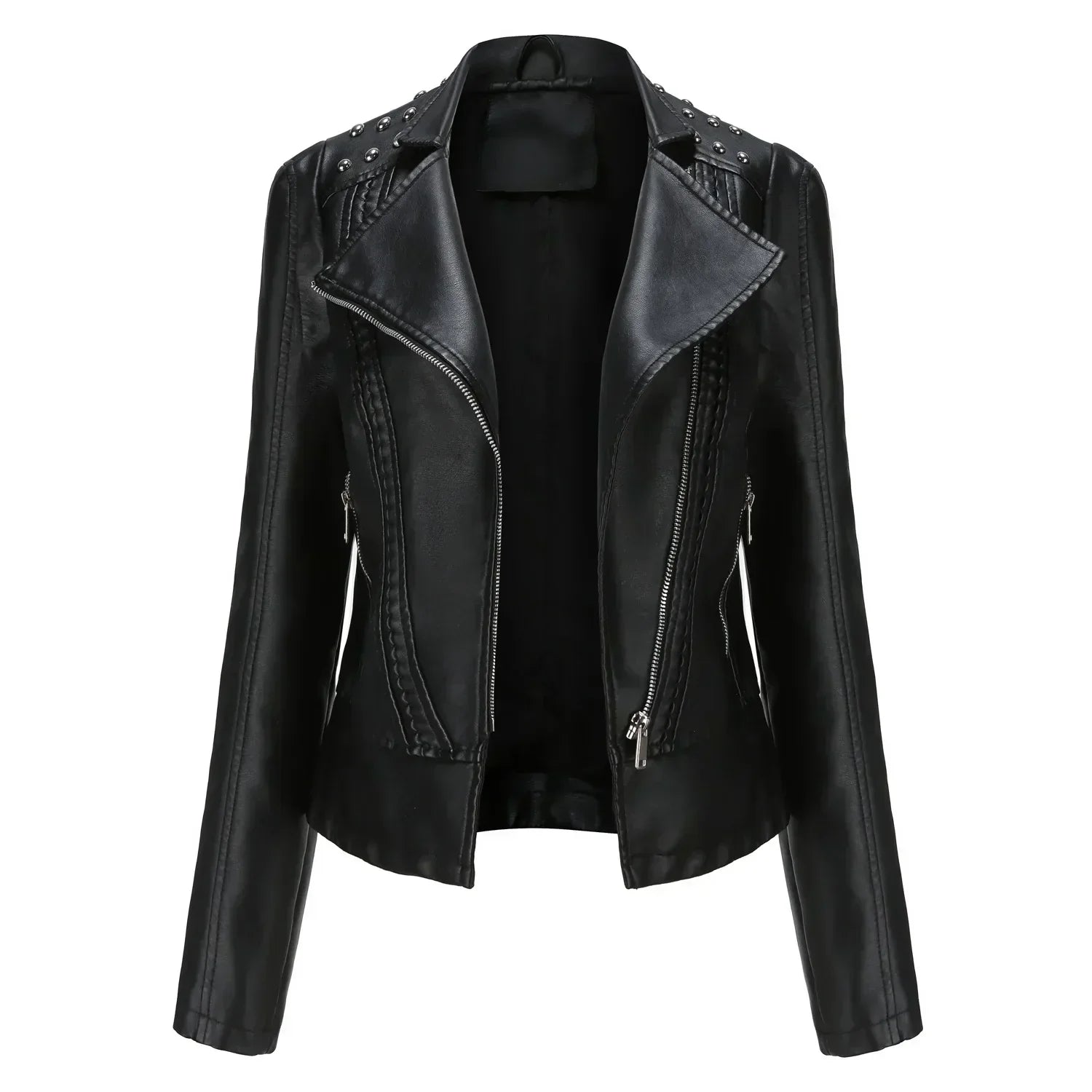 GR | Elegant leather jacket for women.