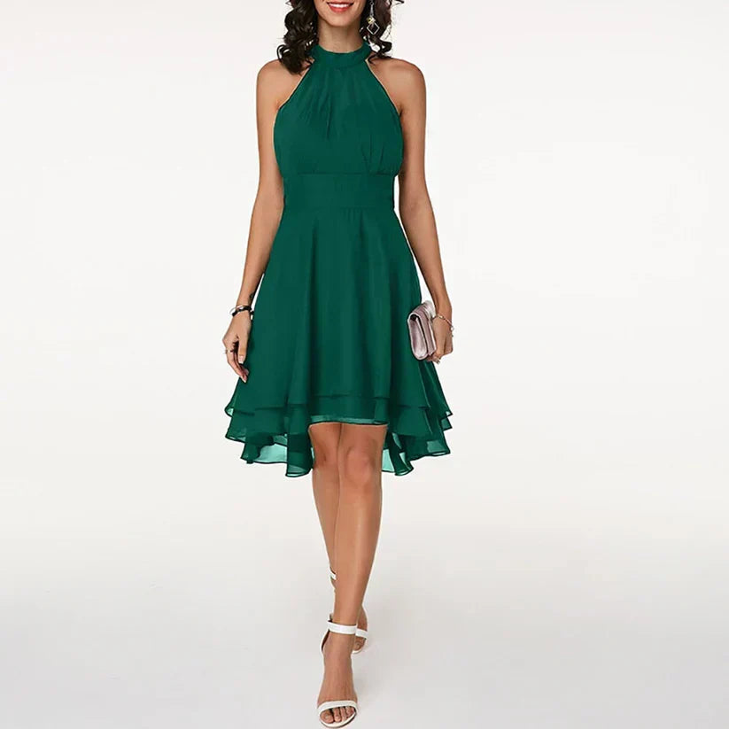 GR | Stilvolles Kleid Mit Charmanten Rüschen