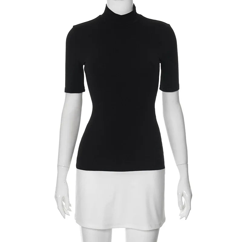 GR | Lässig Patchwork Mini Kleid