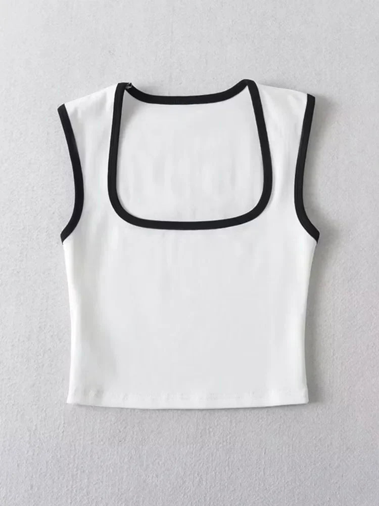 Streetwear Sleeveless Crop Top