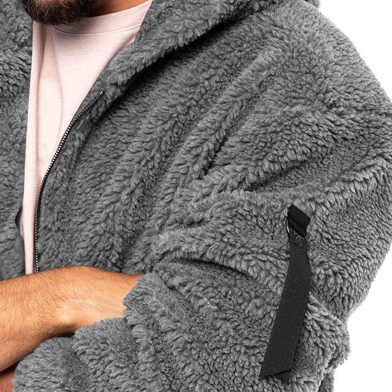 GR | Sherpa vest made of velour 