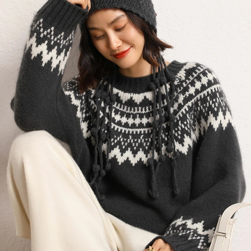 GR | Rundhals Strickpullover