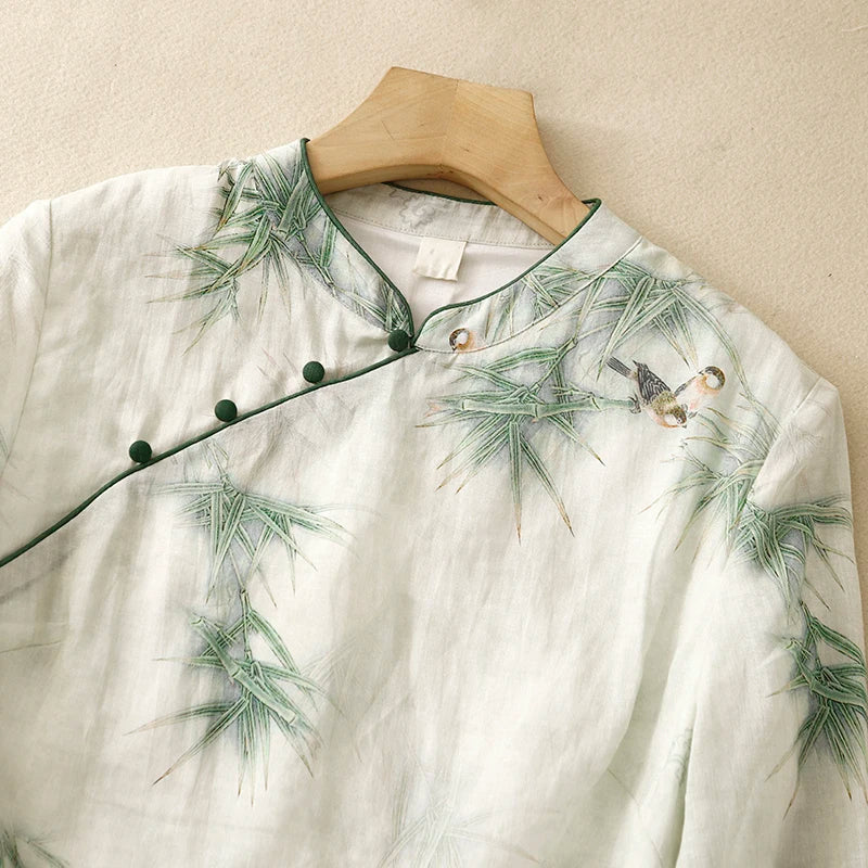 GR - Printed - Cotton and linen - Short sleeves - Summer