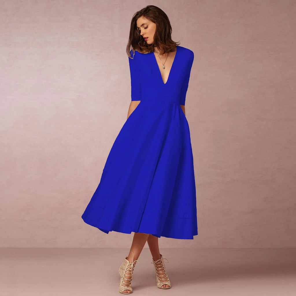 GR | Elegante Lange Damenkleid
