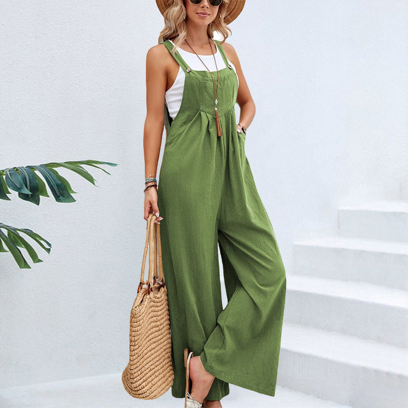 Fatima™ - Comfortable & Vintage Loose Jumpsuit