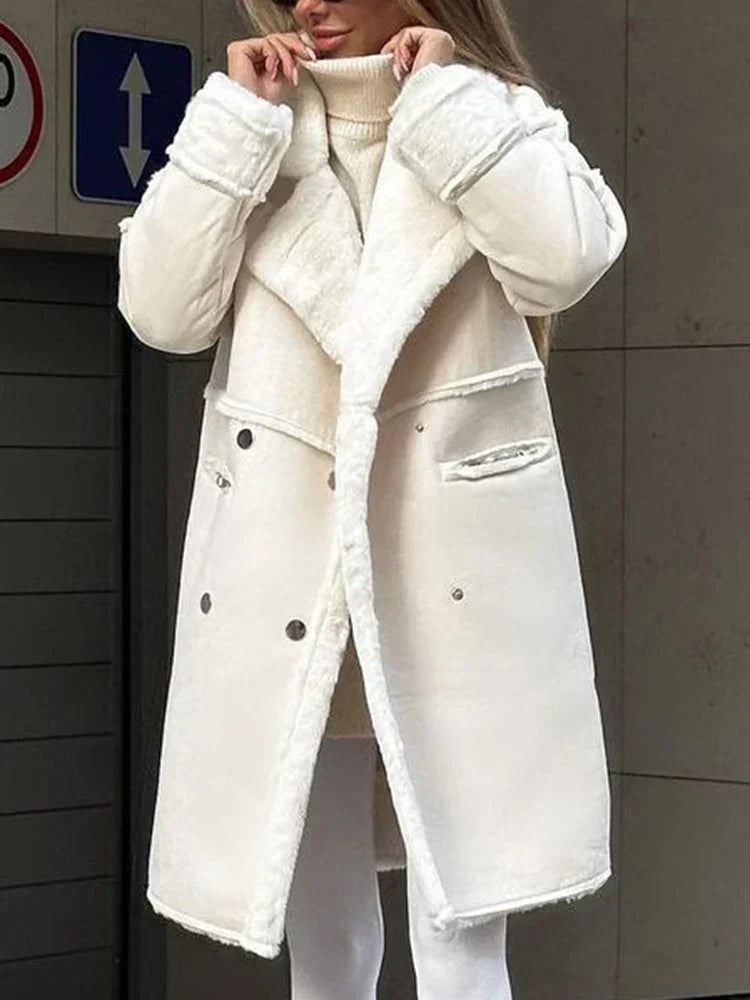 GR - Long faux fur jacket 