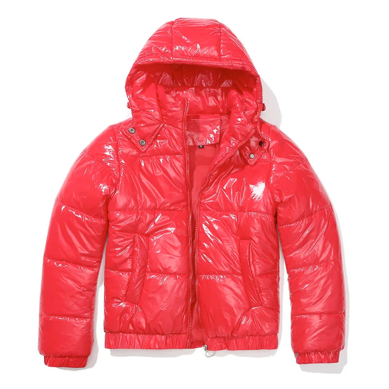 GR | Warm long-sleeved hooded jacket with pockets
