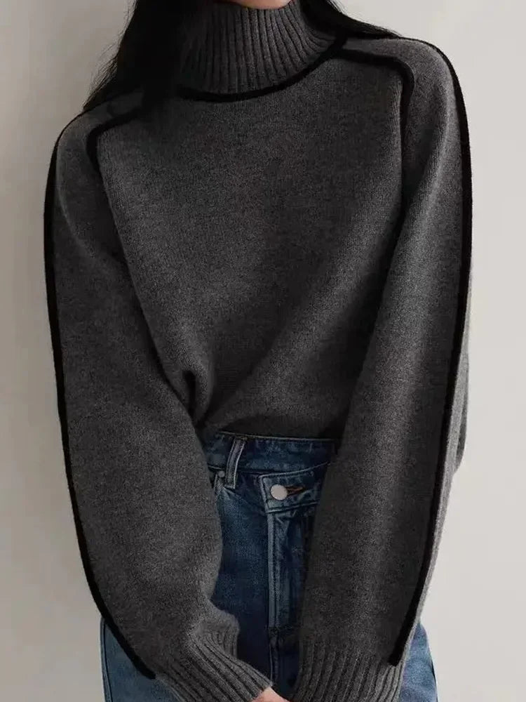 GR | Warme Damen Rollkragenpullover || Winter
