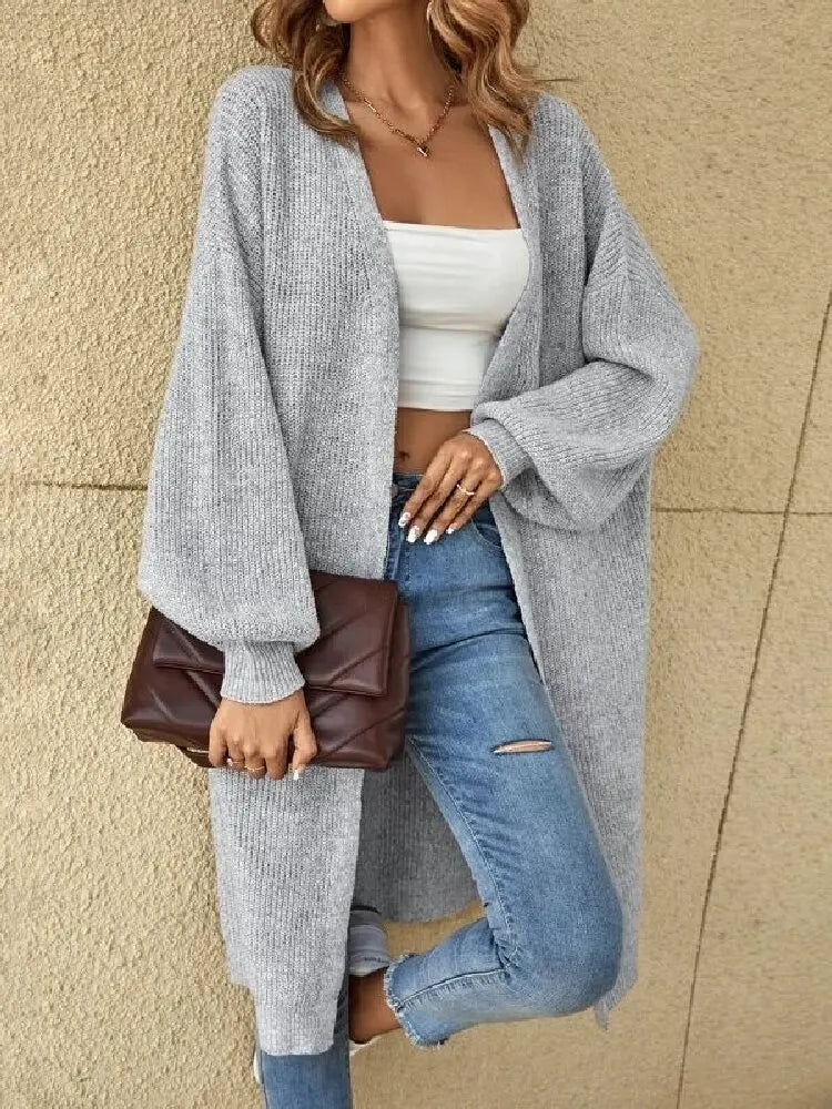 Fashionable long sweater
