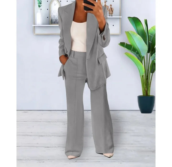 GR | Elegant trouser suit and jacket set for women