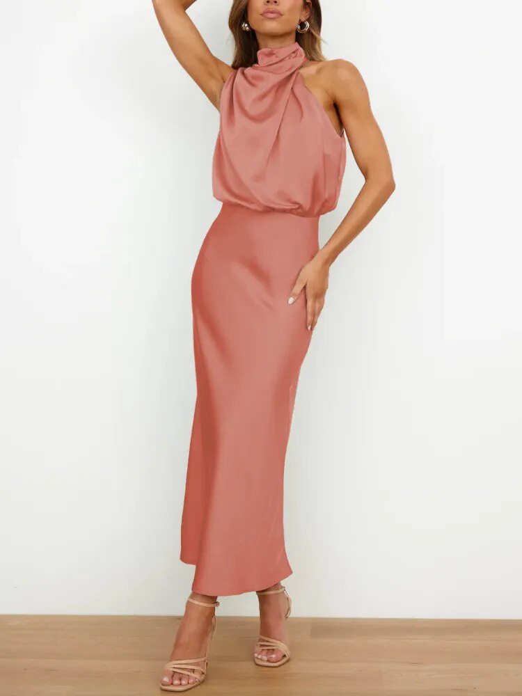GR - Satin evening dresses for women