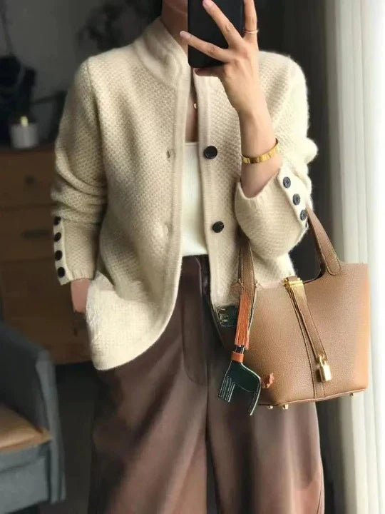 GR - Women's coat made of pure cashmere wool
