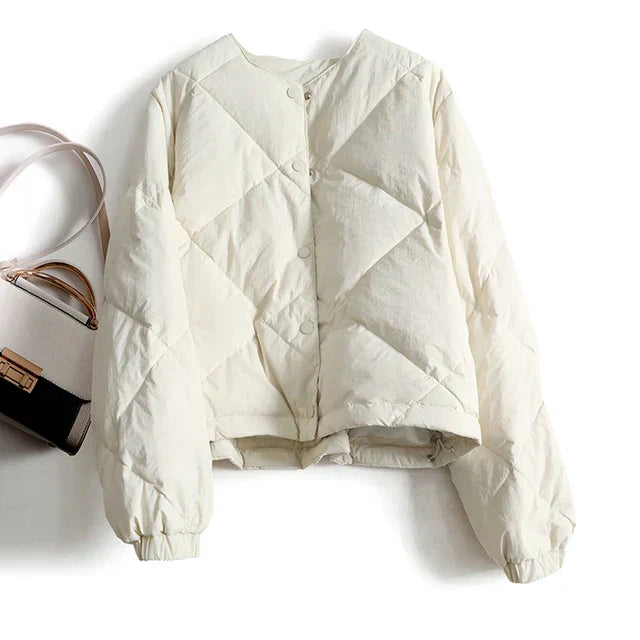 GR | Lightly padded jacket with snap button closure