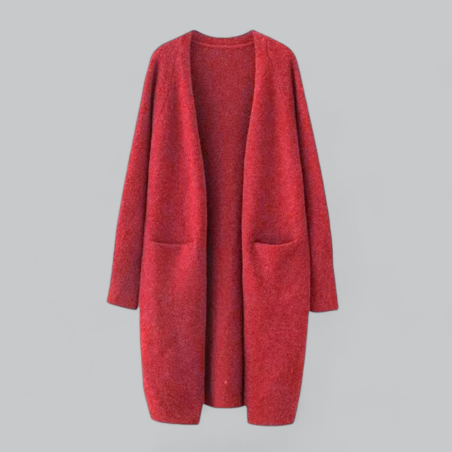 GR | Klassischer Langer Cashmere Strickjacke Für Frauen