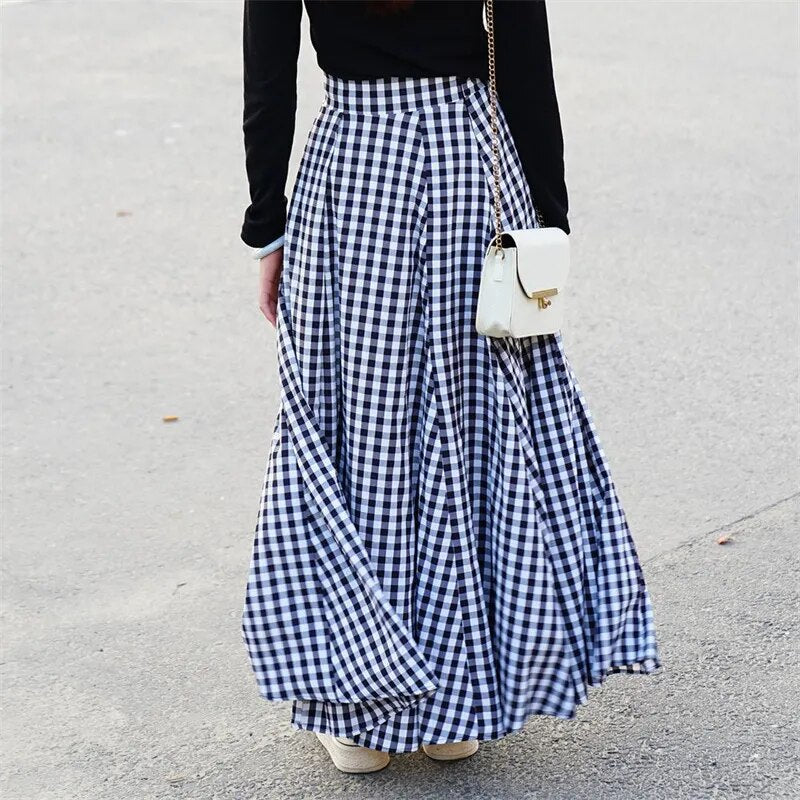GR | Maxi skirt with high waist