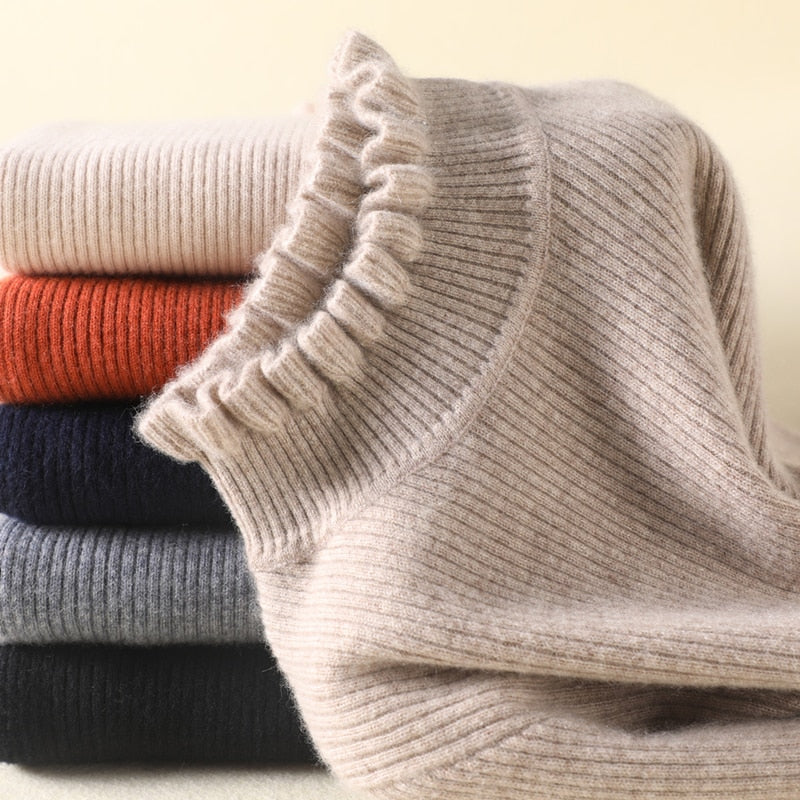 Laura™ Cashmere Turtleneck Jumper