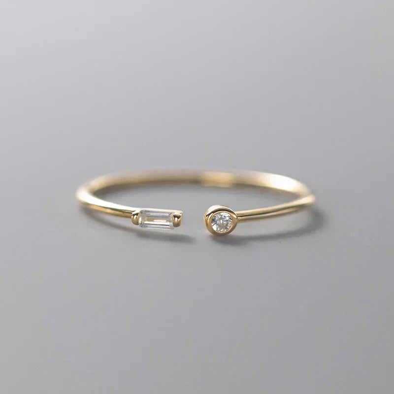 GR | Sterling 14k Gold Ring Wedding Rings Gifts