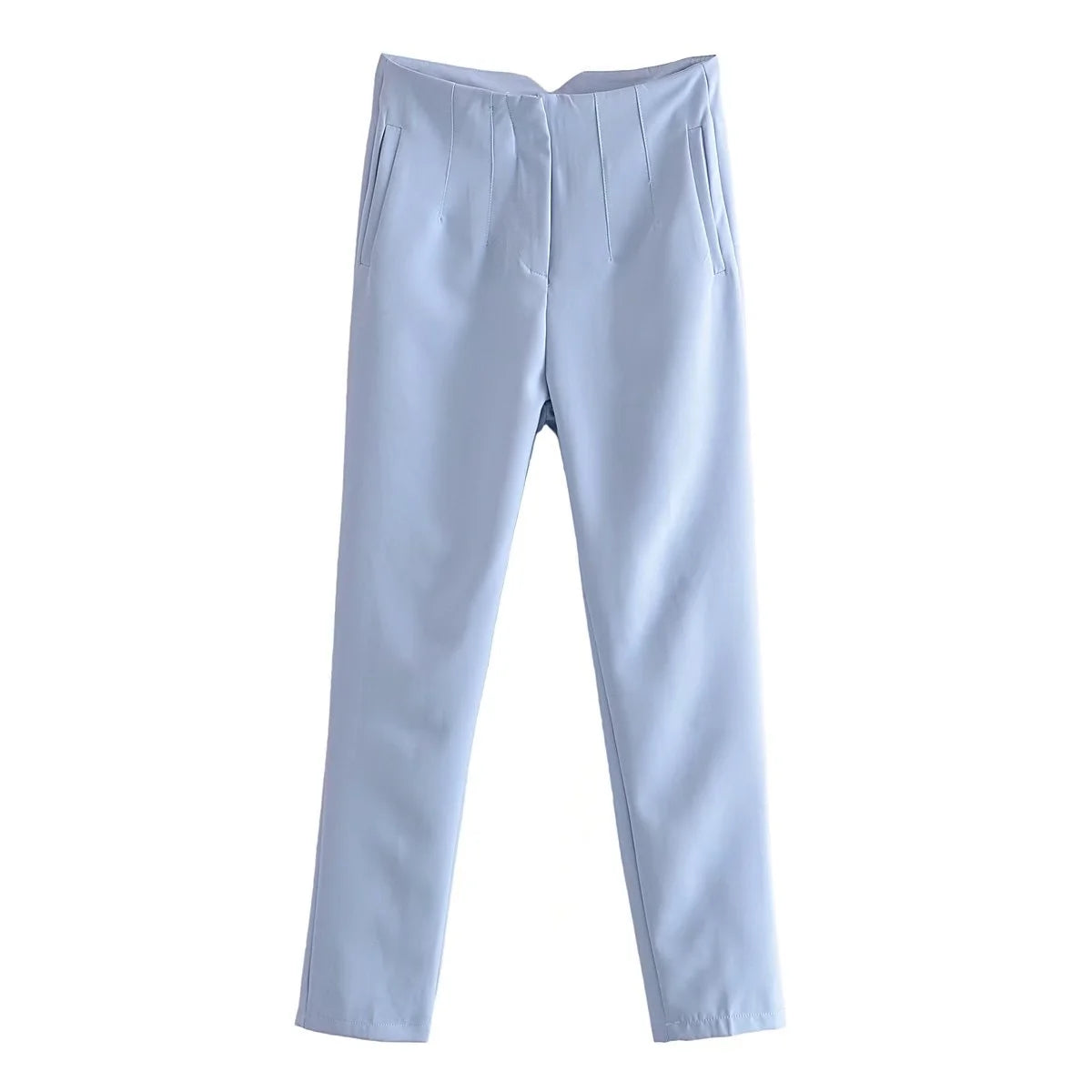 GR Vintage Hose mit geradem Reißverschluss und erhöhter Taille