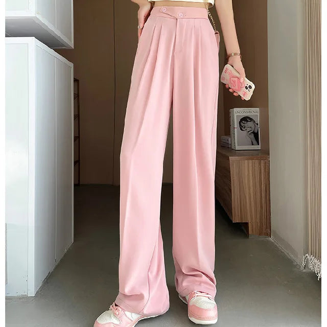 GR - Damen Chic Weite Bein Hosen