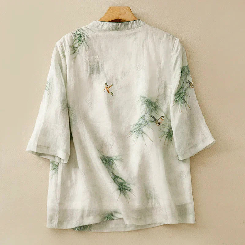 GR - Printed - Cotton and linen - Short sleeves - Summer