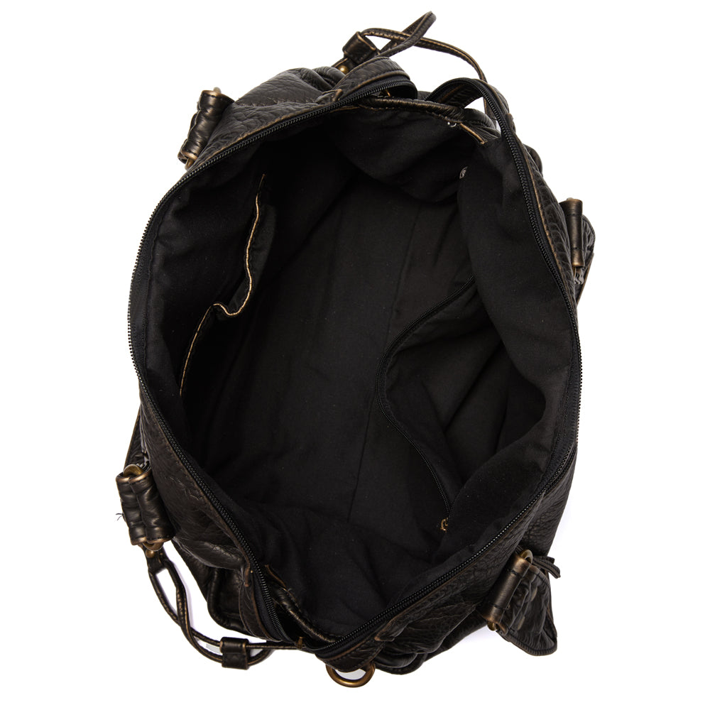 Obsidian - Luxury Black Leather Handbag