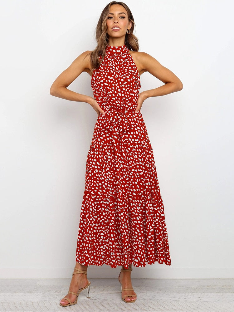 GR | Polka Neckholder Kleid