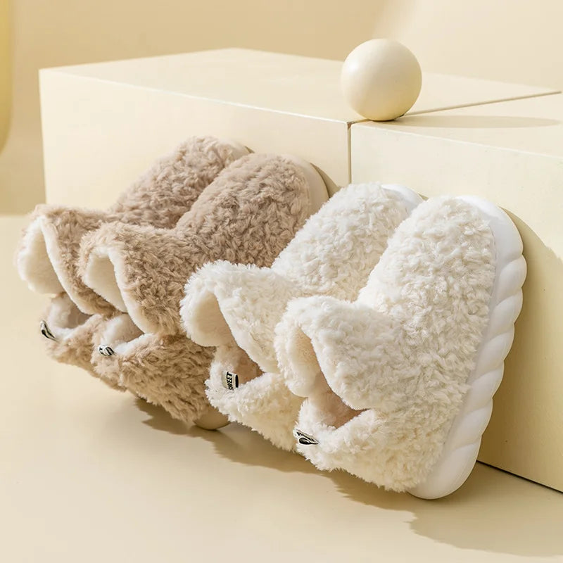 GR - Women's slippers - cotton, warm, for autumn and winter