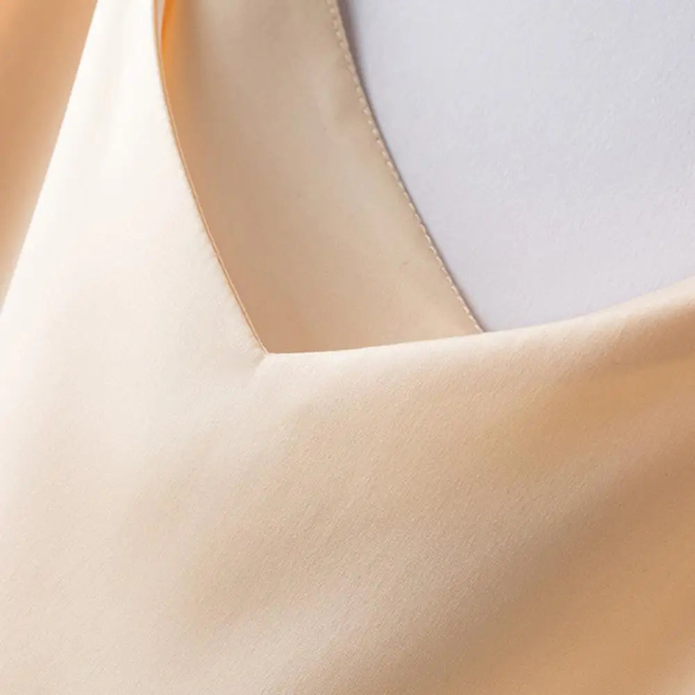 GR | Satin Unterhemd Mit Spaghettiträgern Für Damen
